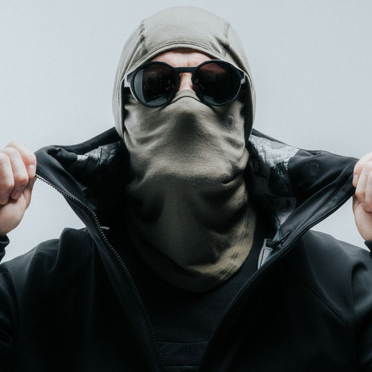 Stealth Balaclava | Black 100% Merino Wool Balaclava | ThruDark