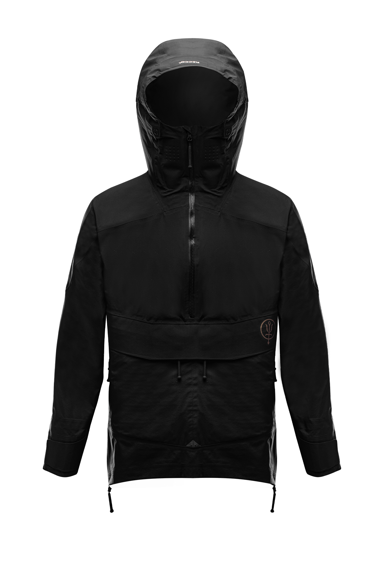 Rōnin Shuraken Half Zip Snow Jacket | Black Alpine Sports Coat – ThruDark